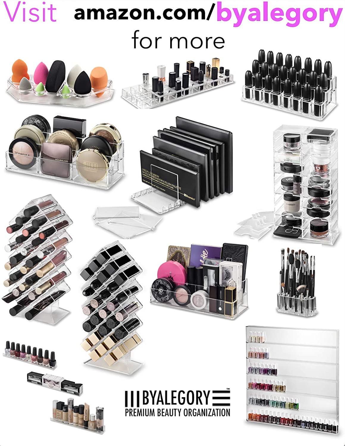 Clear Acrylic Lipstick Caps - Replaces Original Individual MAC Lipstick Caps - See Your Favorite Lipstick Color Easily (24 Pack) - Image 4